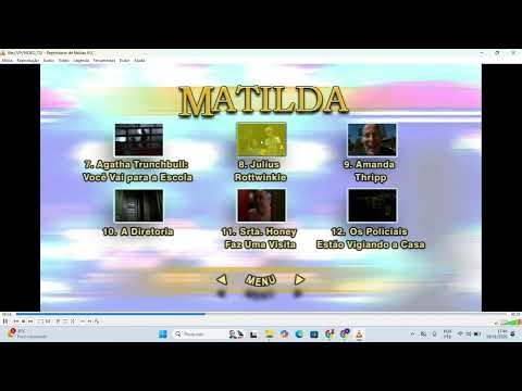 DVD Menu Matilda (1996/1998/2011) (Sony Pictures Home Entertatinment)