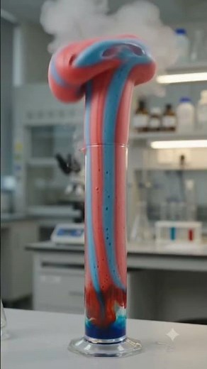 Amazing Color Change Chemistry Experiment | Magic in a Cylinder! 🧪✨