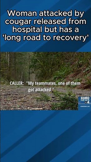 Woman attacked by cougar released from hospital but has a 'long road to recovery'