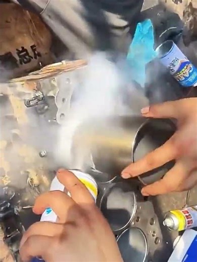 Thermal expansion installation cylinder process