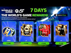 I Tried New World's Game Kickoff Rewards For 7 Days... How Much OVR Did We Reach? #fcmobile