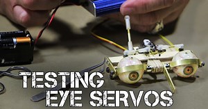 How to Build an Animatronic Head: Testing Eye Servos