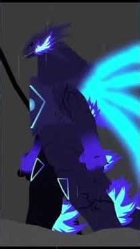 Godzilla (blue form) vs muto prime (lava form) made by@gxanimationss