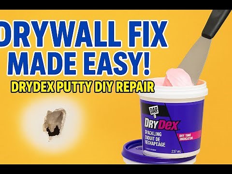 I Tried DryDex Putty For Easy Drywall Repairs