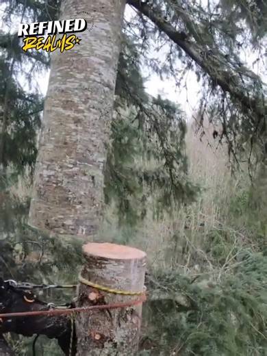 280K views · 532 reactions | Perfect cuts, flawless timing -watch these pros turn tree cutting into an art! 望✨ #treecutting #satisfyingvideos #skilledworkers #woodwork #naturevibes | Refined Realms | Facebook