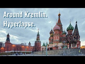 🇷🇺 Moscow, walking tour at night around Kremlin 4K