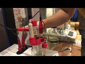 The electrode set of Megger KF LAB MK-II is used on Aquamax KF Coulometric equipment