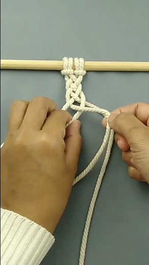 Macrame Basic Knot | 4 Strand Weave Braid