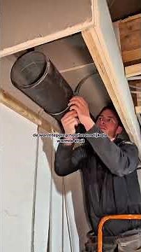 Installing roof penetrations for ventilation ducts!