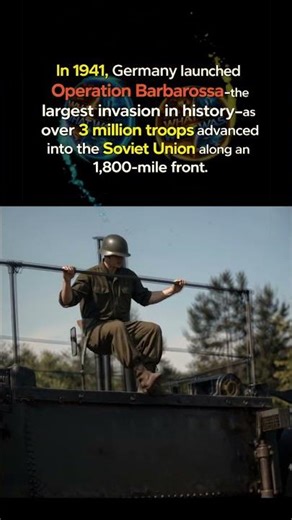 Operation Barbarossa: The Largest Invasion in History