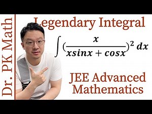 Legendary JEE Advanced Maths Integral Problem