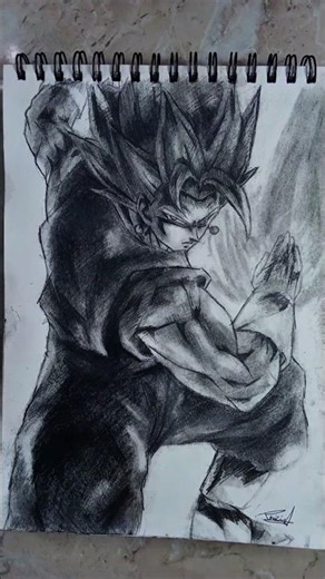 vegito blue drawing 🥳