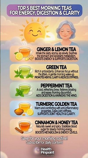 5 Best Teas for Energy 🍵✨