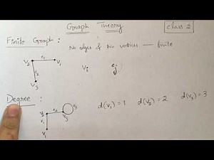 Graph theory: Degree of a vertex in Graph