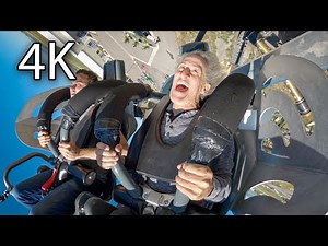Axis prototype coaster on-ride multi-angle 4K ridercam POV @60fps S&S Worldwide facility