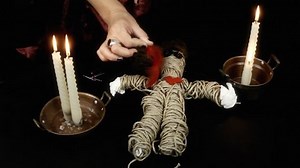 Witch Tickling Voodoo Doll Red Feather Stock Footage Video (100% Royalty-free) 11991503 | Shutterstock