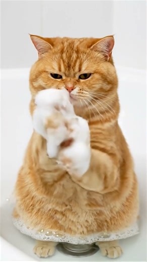 Cat SPA ASMR: Paw Washing + Brushing + Massage—Soothing Sounds for Relaxation & Sleep #asmr #cat