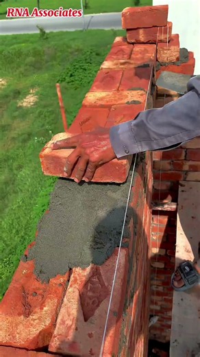 Masonry work ✅ #rnaassociates #construction #masonrywork #home #bricklaying