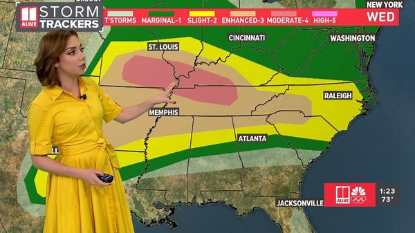 Storms arrive with damaging winds Wednesday night, Thursday morning
