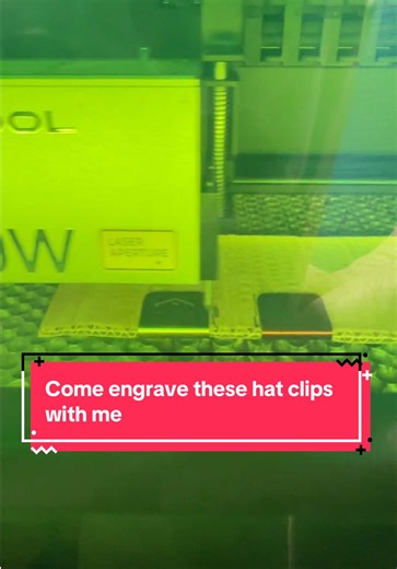 Engraving Hat Clips with Xtool S1 20W Diode