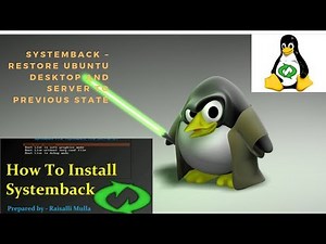 Systemback – Restore Ubuntu Desktop and Server to previous state