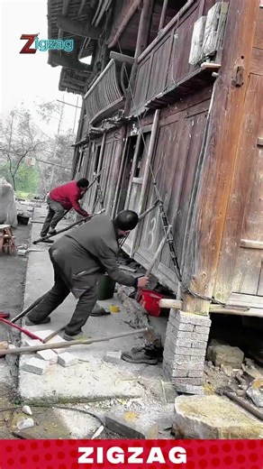 Heavy-Duty Mechanical Jack Tool for Lifting and Adjusting Wooden Houses