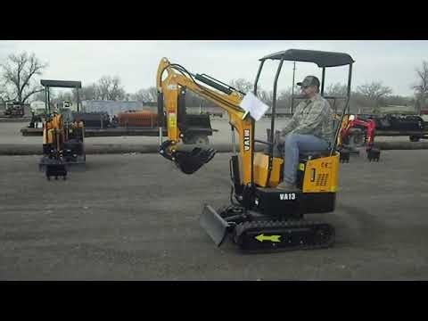 5343- New 2025 Miva VA13 Mini Excavator
