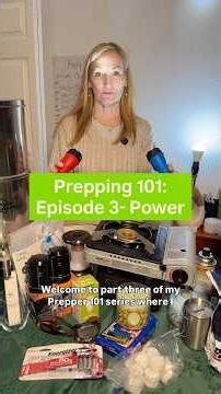 Prepping 101: Ep. 3 POWER #poweroutage #prepper #emergencypreparedness