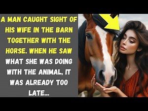 STORY: Man sees wife in the barn with horse, too late to stop.