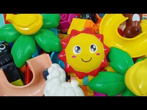 Marble Run ASMR ☆ Build an Exciting And Easy Marble Run With Lego Duplo