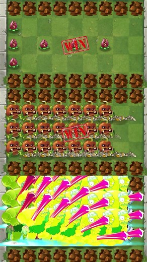 PvZ 2 - Plants Vs Zombies 2 - Plant Team Level 1 Vs Birthday Pharaoh Zombie Team #shorts #pvz2 #pvz