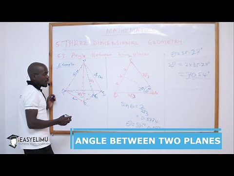 Three Dimensional Geometry - Form 4 Mathematics EasyElimu