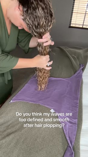 2.1M views · 4.6K reactions | What is plopping? Hair plopping is a...