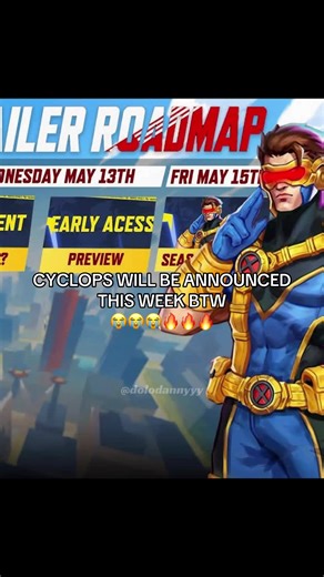 CYCLOPS IS COMING THIS WEEK 🥹🔥 #marvelrivalsgame #marvelrivals #marvelrivalsgameplay #marveltok #marvel