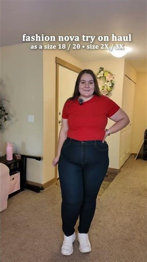 Fashion Nova Plus Size Try On Haul | Size 18/20 Fall Tops & Denim Jeans