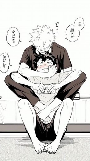 Todoroki Walks in on Deku and Bakugou (Spicy ASMR + Fan-art)