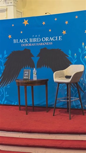 Deb came home last night.. What a fantastic first night of the tour for The Black Bird Oracle. Thank you to everyone who braved the heat-both outside and inside. Tag yourself in comments if you were there. Thank you also to Cassie and the Harvard Bookstore staff; to the venue staff for staying so late and to Deb’s and my MHC posse -who always show up for Deb. ♥️ Cat #tbbobooktour2024 #booktour #itstimetocomehome #theblackbirdoracle #deborahharkness #allsoulsseries #tbbo | Deborah Harkness