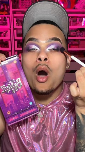 Bernardo Macias Jr on Instagram: "I definitely look like a Bratz Doll 🤩 eyeshadows are sooo pigmented and amazing! @glamlite #bratz #makeup #beauty #eyeshadow #reels"