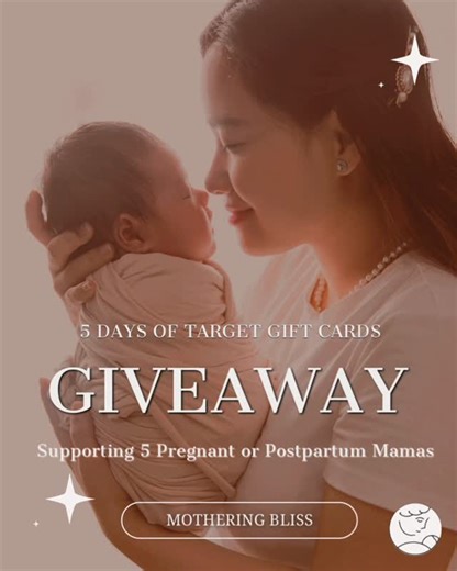 Mothering Bliss on Instagram: "This season, we’re giving back to the mamas who are doing the most quietly, lovingly, and selflessly 💖 For 5 next days, we’ll be hosting 5 Days of Target Gift Cards Giveaway!!! @mothering.bliss gifting $100 Target gift cards to support pregnant and postpartum mamas. ✨ HOW TO ENTER: • Follow @mothering.bliss • Like this Post • Tag a currently pregnant or mama below • One tag per comment (each comment = one entry) • Share this post to your story and tag us 🎄 DETAIL