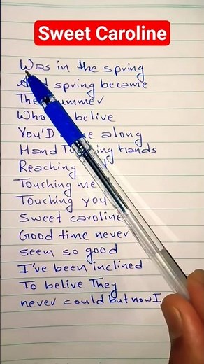 Sweet Caroline Lyrics -Neil Diamond #lyricvideo #neildiamond #singandlearn #english #songlyrics #yts