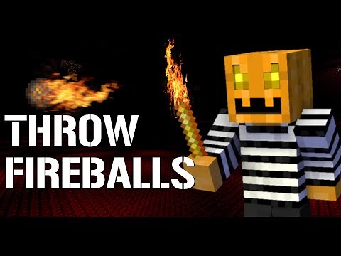 Fire Mage Wand with Working Ammo System in Minecraft! [Command Block Creation]