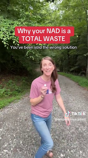 Ever wonder why your NAD supplement isn’t working? They’re too big to absorb, which is why you’re still tired, foggy, and aging faster than you should. The real fix is NMN — the precursor your body actually uses to make NAD. One tiny scoop a day fuels your cells with the energy they’ve been starving for ⚡️ and this jar lasts 6 months. #NMN #LongevityTok #AntiAgingSecrets #EnergyAfter40 #HealthyAging