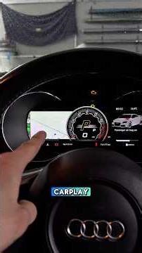 Audi TT Digital Dash Install 👀🤩 #cartok #audi #carmodification #digitaldashboard #carplay