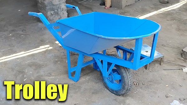 Incredible Process of Manufacturing Wheelbarrow: Construction Trolley Workshop Insights