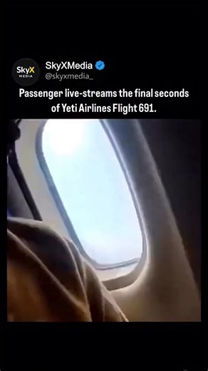6.4K views · 90 reactions | Passenger livestream moments before crash of flight ✈️ going to London ‼️ | Recipe Smooth | Facebook