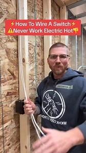 1.6M views · 17K reactions | ⚠️How A Master Electrician Wires A Single Pole Switch Using 142 Romex﫡 #wkhk #whackhack #theba #electriciansofinstagram #electrical #hvac #electricity #plumbing #wiring #trending #plumber #miami #sparkylife #viral #power #sparky #electricalcontractor #electricianlife #electric #recessedlighting #powerlines #electrician #tradesman #plumbers #construction #electricians #simplyreliablepower #contractor #fyp | King Whack Hack | Facebook