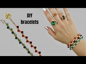 Beaded bracelet tutorial. DIY bracelets
