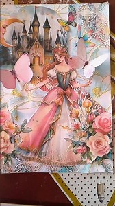 Scrapbookideas princess #scrapbooking #journalwithme #shortsfeed #shorts