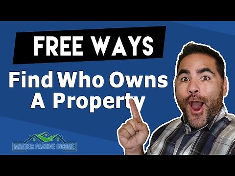 Free Ways to Find Who Owns a Property (Seriously FREE!)