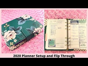 My Franklin Planner 2020 Setup and Flip Through